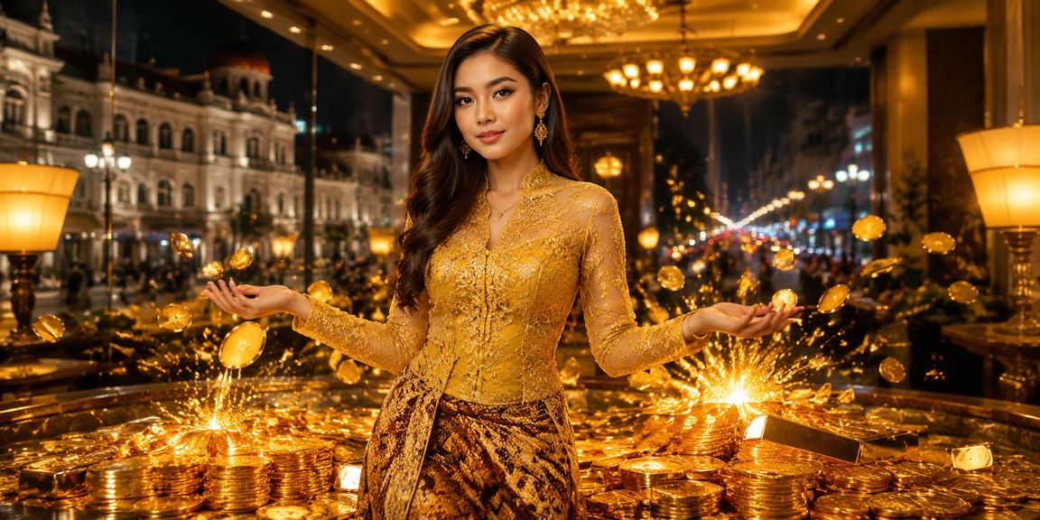 Seorang wanita menggunakan ponsel untuk mengklaim bonus deposit di rumah