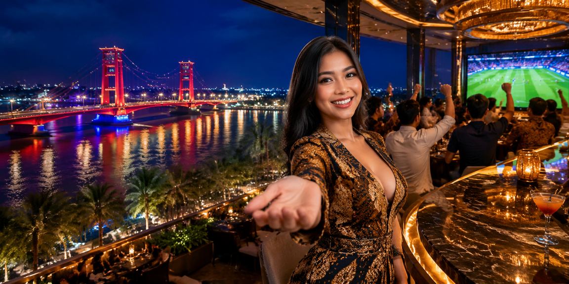 Perempuan menikmati proses klaim bonus deposit dengan ekspresi senang di layar ponsel